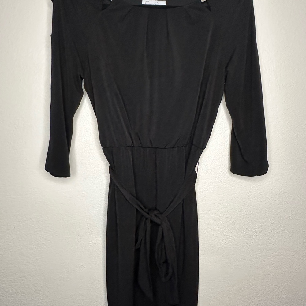 Jessica Simpson Black Long Sleeve Dress